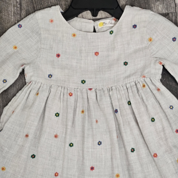 Mini Boden Other - MINI BODEN FLOWER EMBROIDERED DRESS GIRL SIZE 8-9 Y